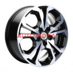 5/114,3/6,5x17 Khomen Wheels 66,1/50 KHW1711 Black-FP