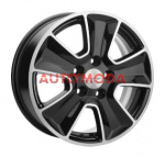 5/114,3/6,5x16 Khomen Wheels 66,1/50 KHW1601 Gray