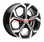 5/114,3/6,5x16 Khomen Wheels 60,1/45 KHW1606 F-Silver