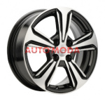 4/100/6x15 Khomen Wheels 54,1/45 KHW1502 F-Silver