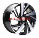 5/114,3/7,5x18 Khomen Wheels 67,1/45 KHW1801 Black-FP