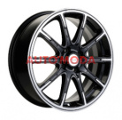 4/98/6,5x17 Khomen Wheels 58,6/38 KHW1707 Black-FP matt